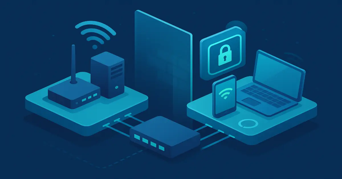 Guest Wi-Fi vs Main Network: Isolation, VLANs, and Captive Portals