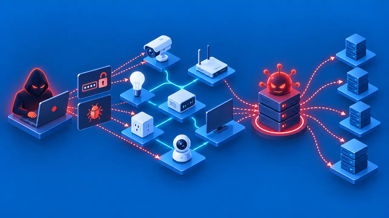 How Mirai Botnets Infect IoT Devices