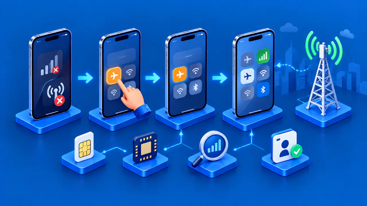 How to Fix SOS or No Service on an iPhone