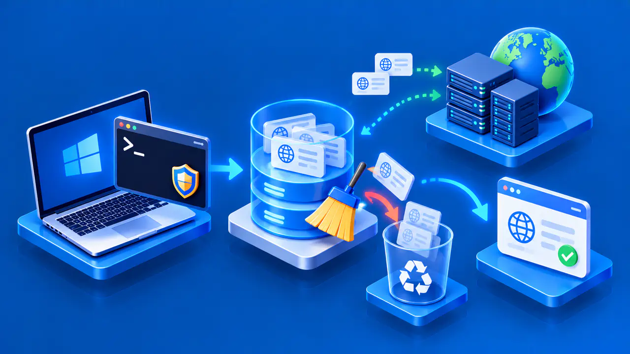 How to Flush the DNS Cache on Windows