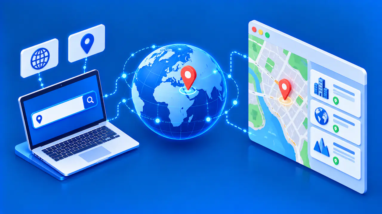 IP Geolocation Map