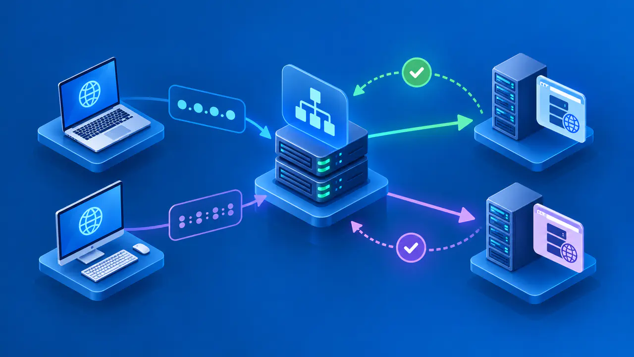 Reverse DNS and PTR record lookup illustration